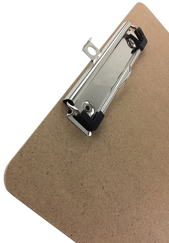 Factory direct cheap wholesale custom CLIPTEK wooden Clipboards Low Profile Clip, Hardboard, 9 x