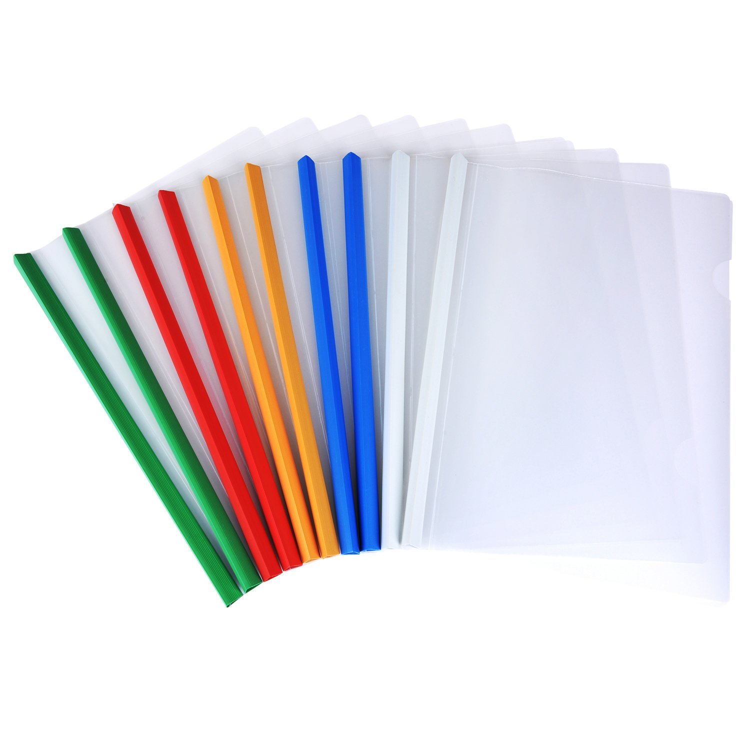 China wholesale custom colorful A4 size clear document folder pvc slide