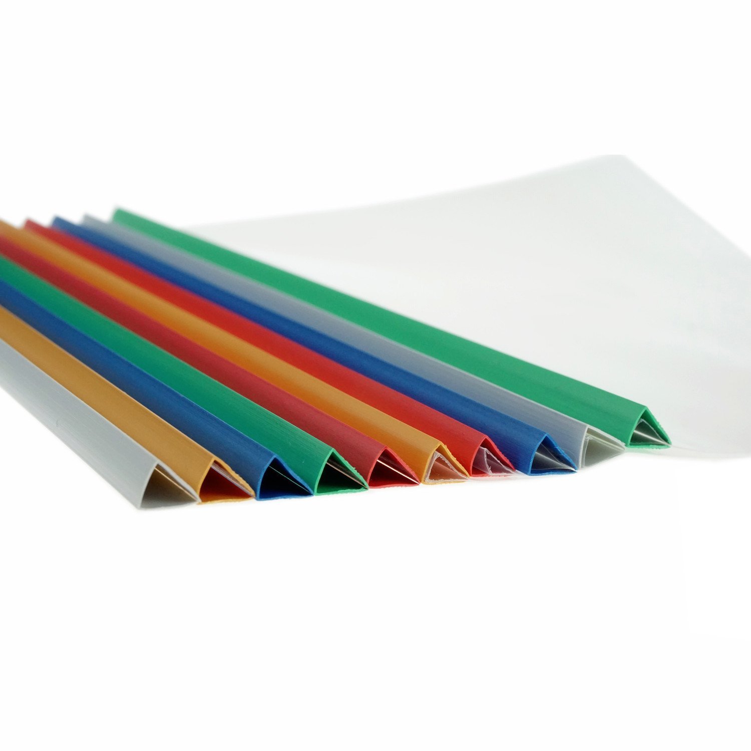 Factory price wholesale custom colorful stationery report cover document slide binder plastic