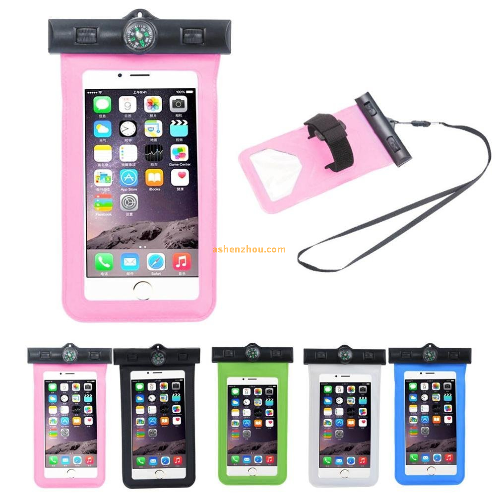 5.5 inch Universal mobile phone accessory PVC case best waterproof bag