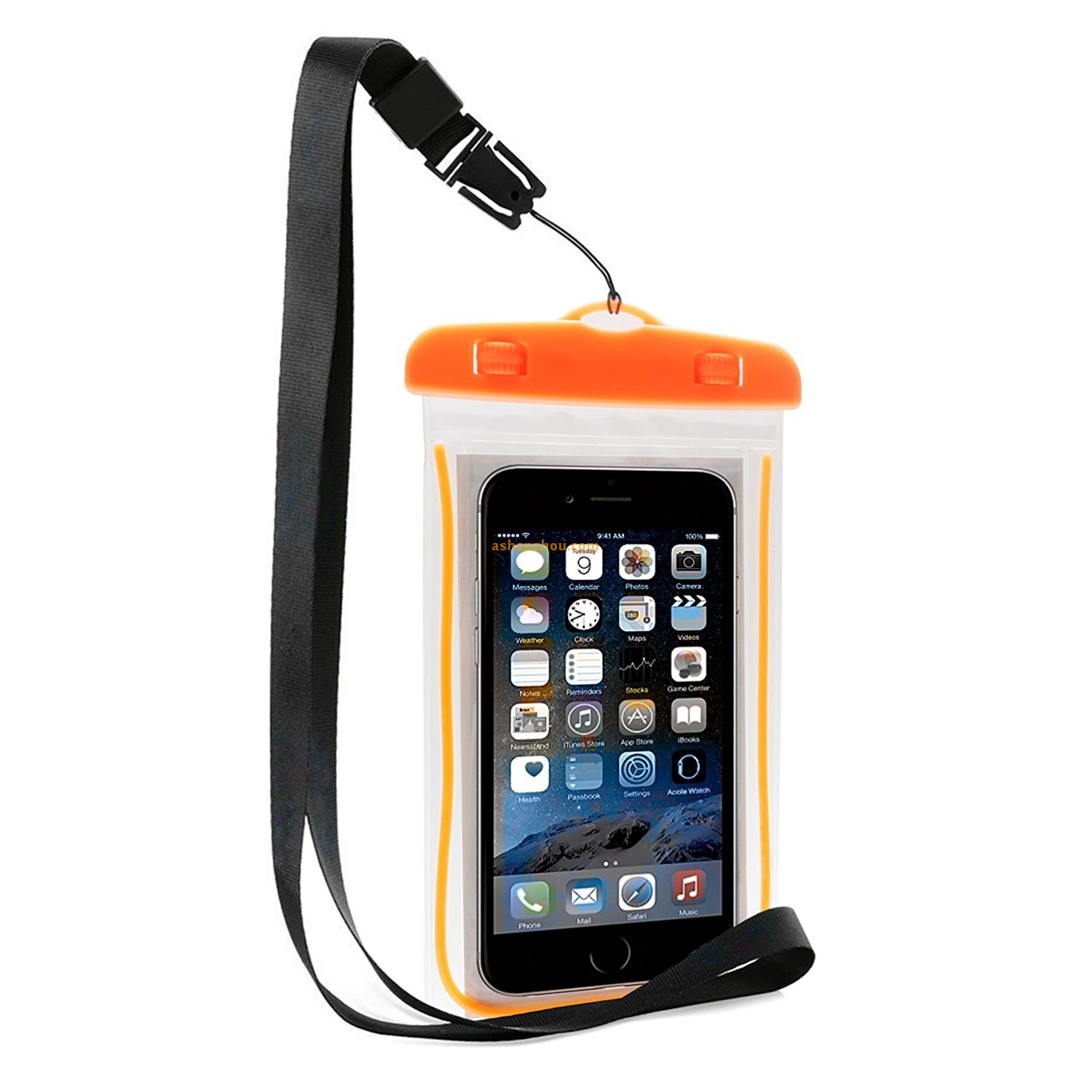 Universal night fluorescence waterproof cell phone case iphone, mobile
