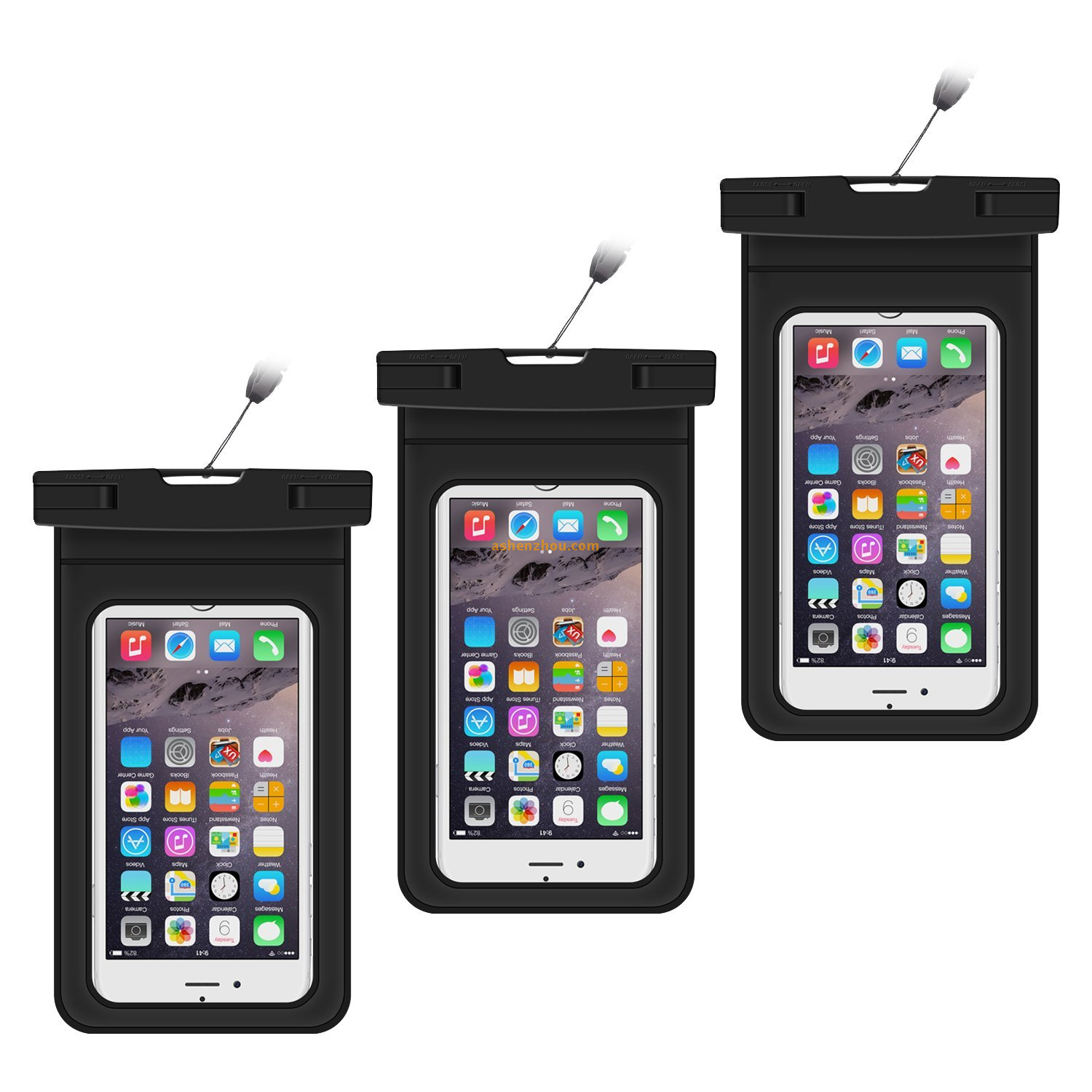 Custom mobile phone case waterproof pouch bag, cell phone dry bag
