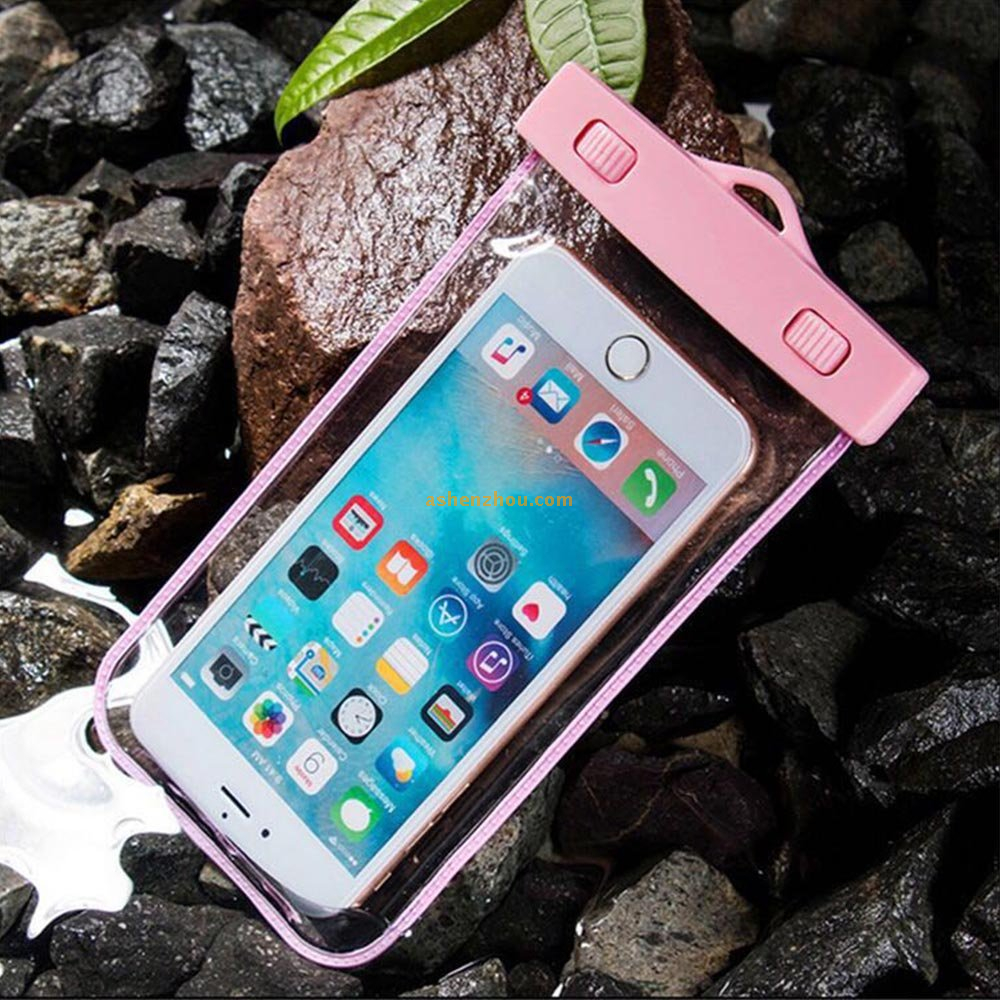 Unbreakable waterproof cell phone case universal mobile dry bag, for