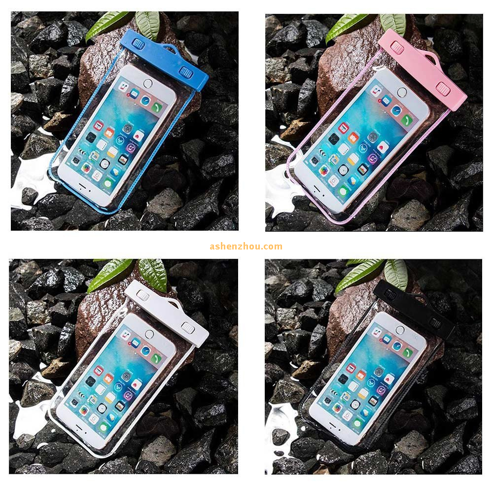 Unbreakable waterproof cell phone case universal mobile dry bag, for