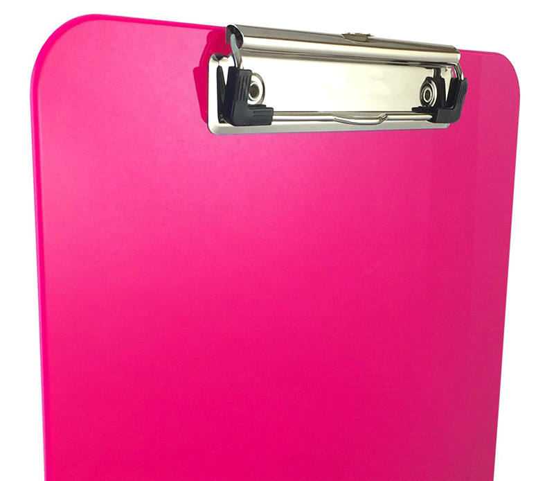 Promotional customized size clipboard, gift notebook clipboard, plastic