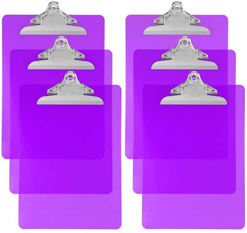 Wholesale cheap custom color A4 A5 A6 durable transparent clear plastic